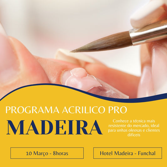 Formação Presencial Acrilico PRO Madeira